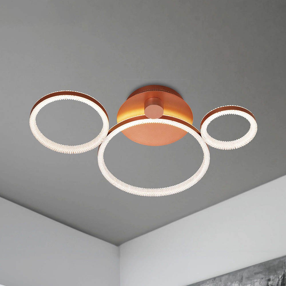 現代風LED28W鋼鋁材米老鼠造型吸頂燈18-61481