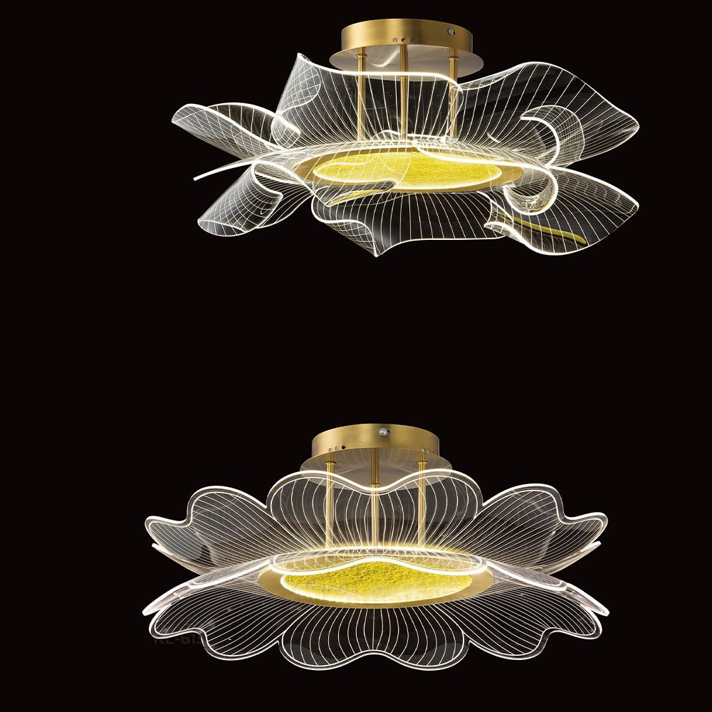 現代風LED27W精美花樣造型三色變光吸頂燈18-61541、61542