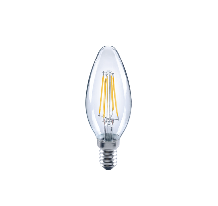 LED 4W 尖清蠟燭燈絲燈 17-E14ED4WCR3
