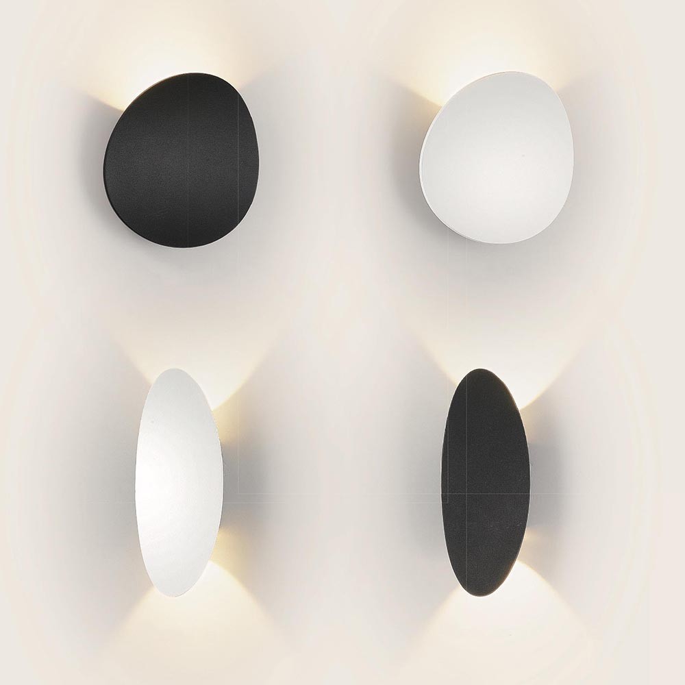 現代風LED6W鋁材烤漆黑/白色黃光壁燈18-63191、63192、63193、63194