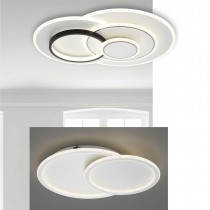 現代風LED80W/72W金屬烤漆三色變光吸頂燈18-61511、61512