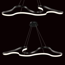 LED 52W 工業風黑色線條吊燈 40-71621
