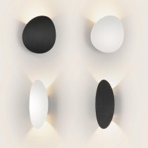 現代風LED6W鋁材烤漆黑/白色黃光壁燈18-63191、63192、63193、63194
