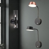現代風玻璃/LED8W(觸碰開關)壁燈18-63341、63342、63343