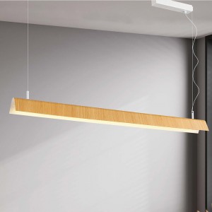LED 20W 北歐風原木材質吊燈 18-61081