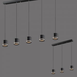 LED 50W、30W 工業風質感黑吊燈（3000K．黃光） 40-71501、71502