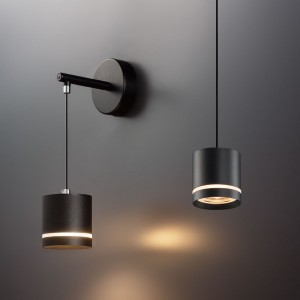 LED 10W 工業風鋁製壁燈、吊燈（3000K．黃光） 40-71511、71512