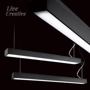 工業風LED黑色擴散增亮版辦公室吊燈 40-72261、72262