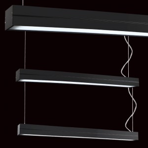 工業風LED黑色擴散增亮版辦公室吊燈 40-72291、72292
