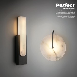現代風LED6仿雲石/7W雲石壁燈18-62961、62962