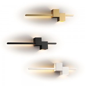 現代風LED12+7W金屬金/黑/白色黃光壁燈18-63151、63152、63153