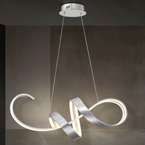 LED 髮絲銀螺旋吊燈 14-8006-1